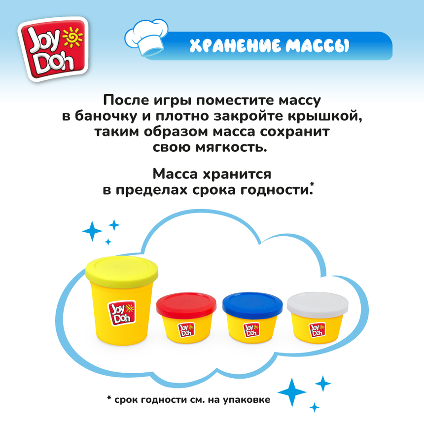 Масса для лепки Joy-Doh, набор ПИЦЦЕРИЯ PIZZ-235 pot