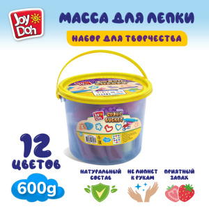 Масса для лепки Joy-Doh, набор БАЗОВЫЙ НАБОР BAS-12 bags