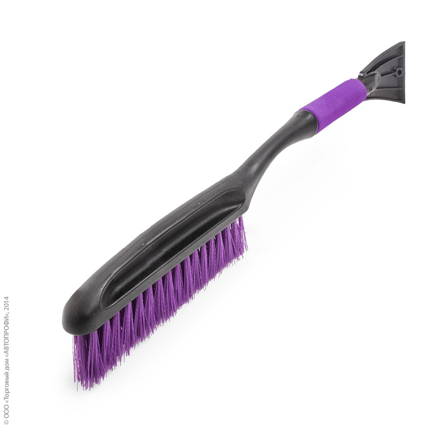 Щетка для снега "AUTOPROFI" SB-1447 BK/VIOLET