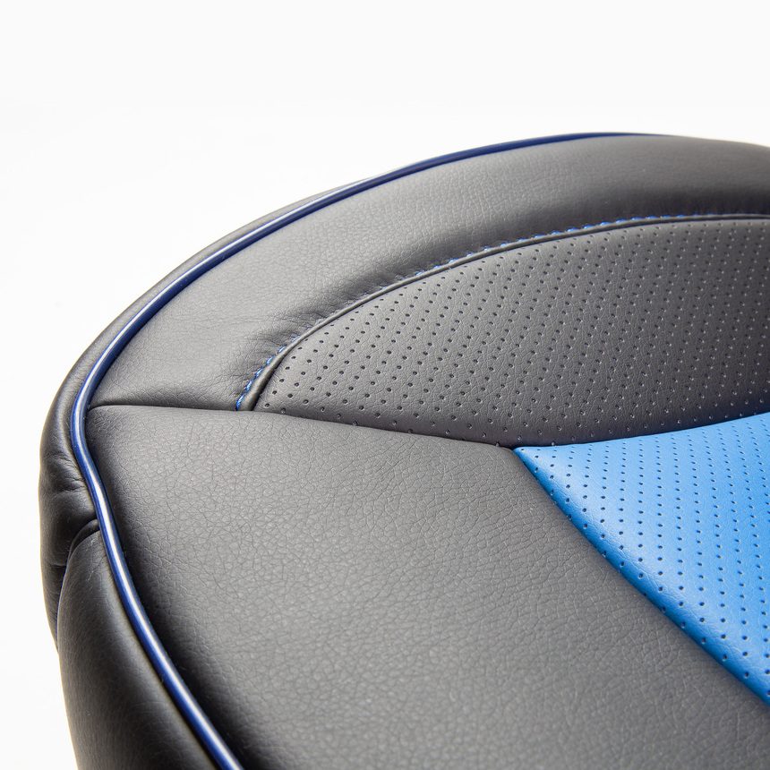 Накидки на сиденья каркасные AUTOPROFI экокожа HIT-1110G BK/BL