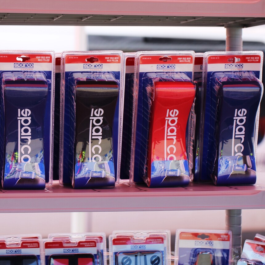 Упор под шею SPARCO SPC/NEC-001 GY