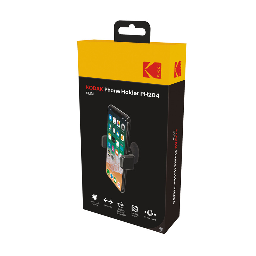 Универсальный автомобильный держатель KODAK с раздвижным фиксатором PH204 Универсальный автомобильный держатель KODAK с раздвижным фиксатором PH204