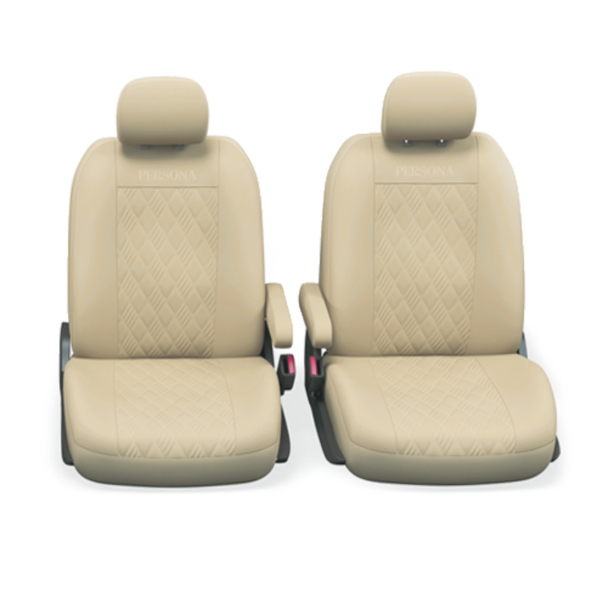 Чехлы на сиденья универсальные экокожа PERSONA PER-1305G BE (M)