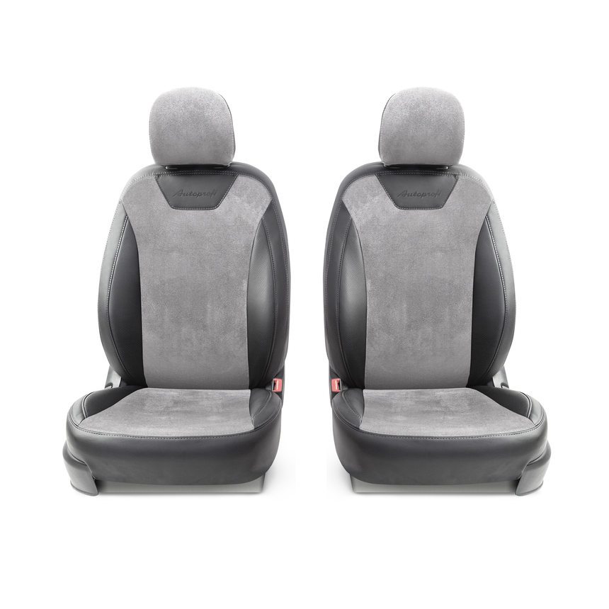 Чехлы на сиденья модельные алькантара KIA RIO-4 (2017+) RIO-4Sd(17+)40-60 A BK/D.GY