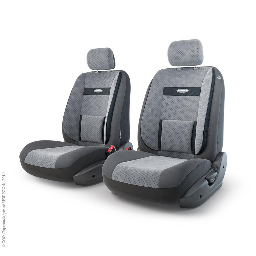 Чехлы на сиденья трансформеры COMFORT передний ряд TRS/COM-001 BK/D.GY