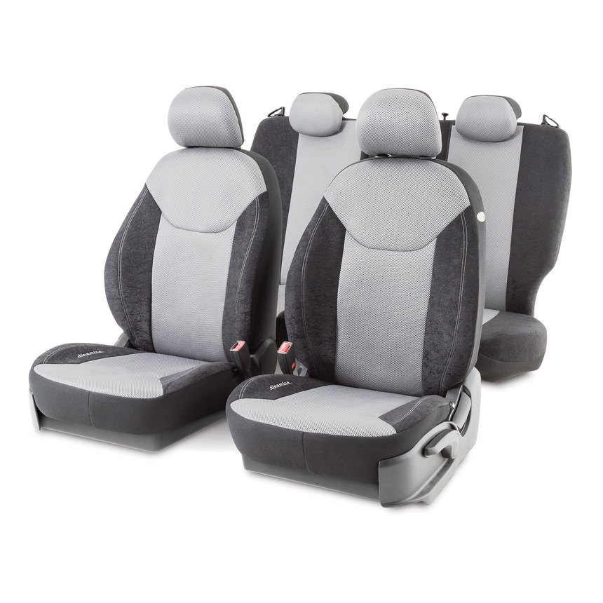 Чехлы на сиденья универсальные DIN-1505VM BK/D.GY