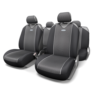 Майки на сиденья CARBON PLUS CRB-902P BK/GY Майки на сиденья CARBON PLUS CRB-902P BK/GY