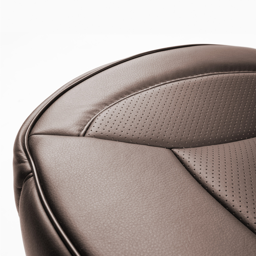 Накидка на сиденье каркасная AUTOPROFI экокожа HIT-310G BR/BR