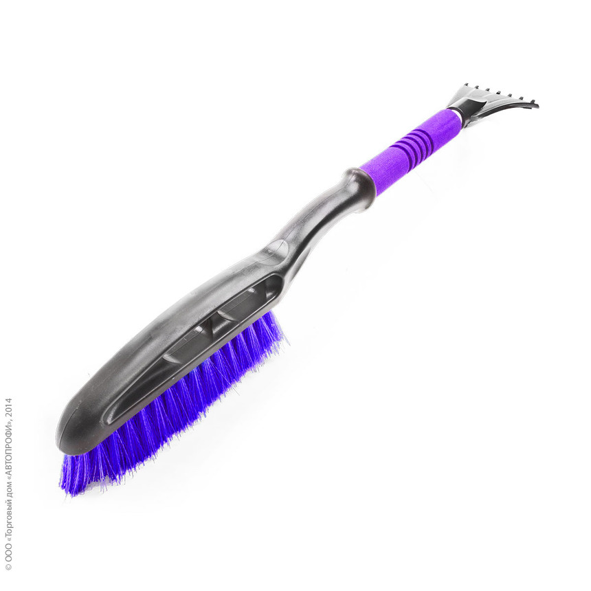 Щетка для снега "AUTOPROFI" SB-1454 BK/VIOLET