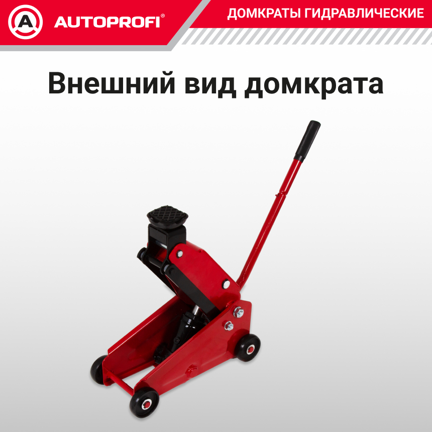 Домкрат гидравлический в кейсе (2,5 тонны) AUTOPROFI DP-25/385 S