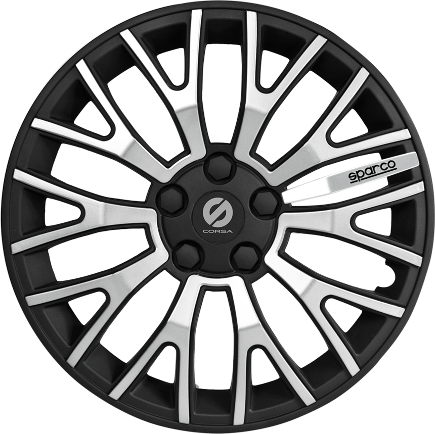 Колпаки на колёса SPARCO SPC/WC-1350U BK/SILVER (15)