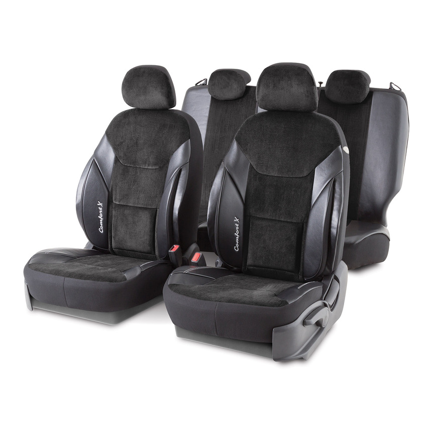 Чехлы на сиденья универсальные COM-1505GK BK/BK
