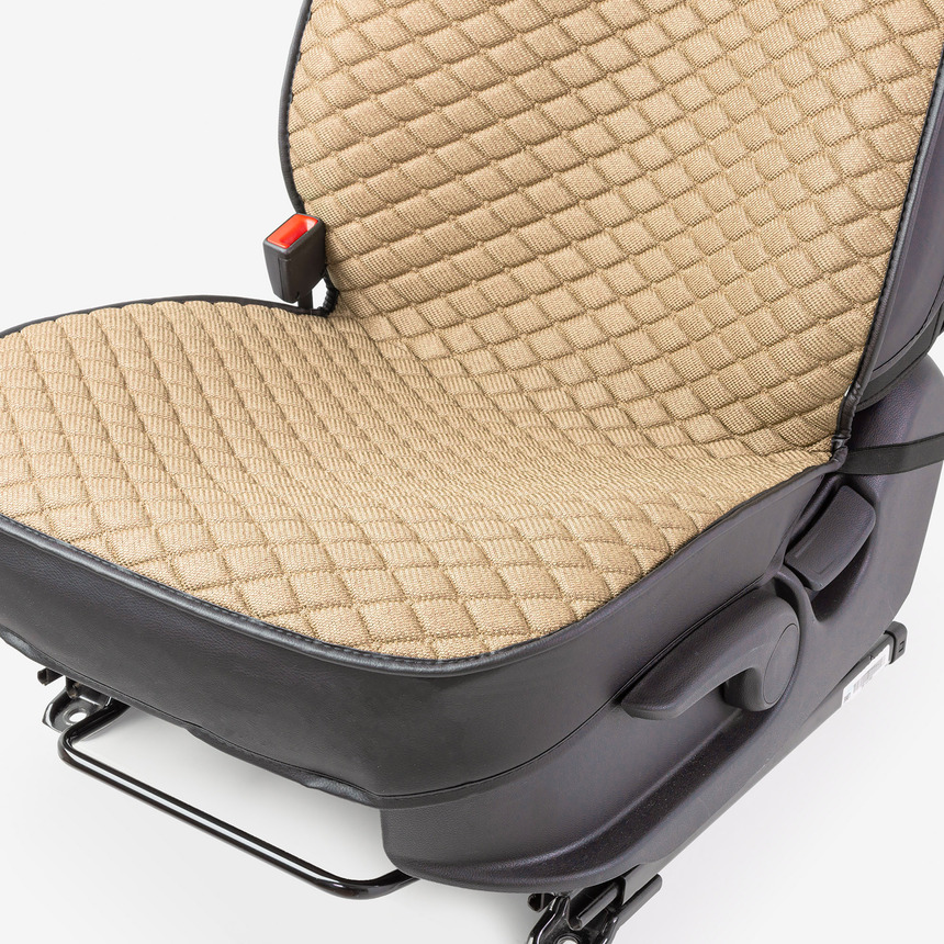 Каркасные накидки на передние сиденья "Car Performance", 2 шт., fiberflax CUS-2032 BE