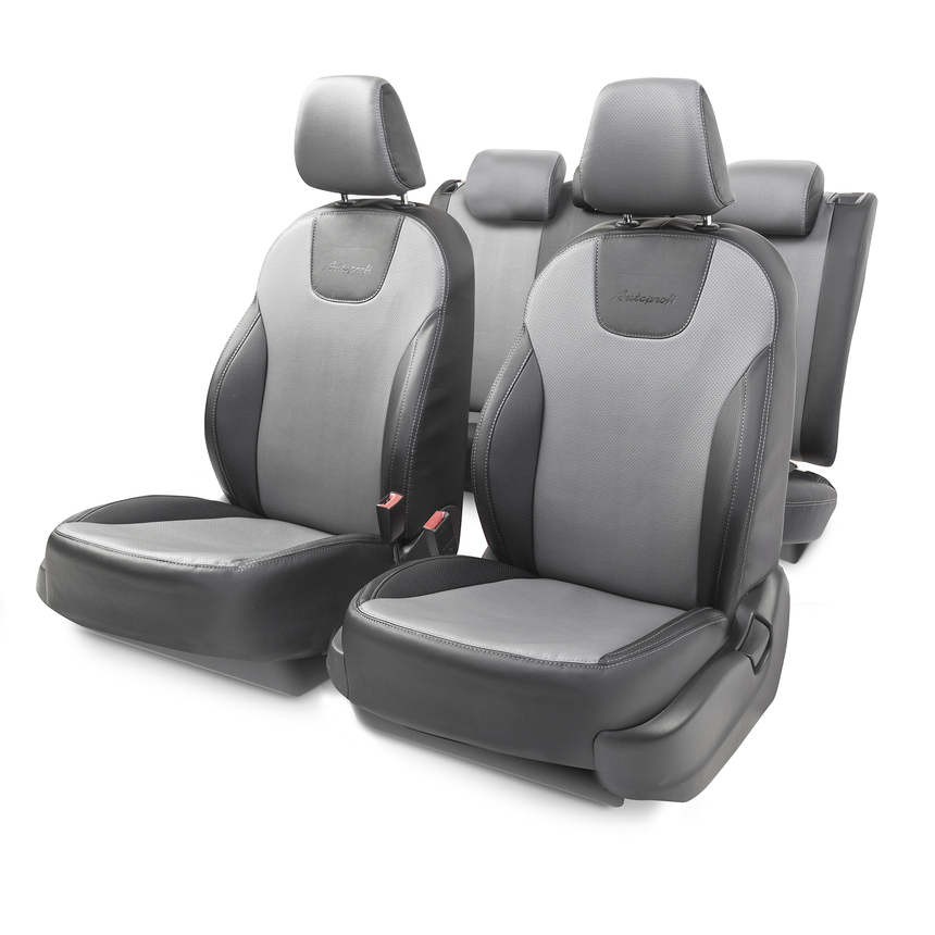 Чехлы на сиденья модельные экокожа SKODA OCTAVIA-3 (2013+) OCT-3Lt(13+)40-60 G BK/D.GY Чехлы на сиденья модельные экокожа SKODA OCTAVIA-3 (2013+) OCT-3Lt(13+)40-60 G BK/D.GY
