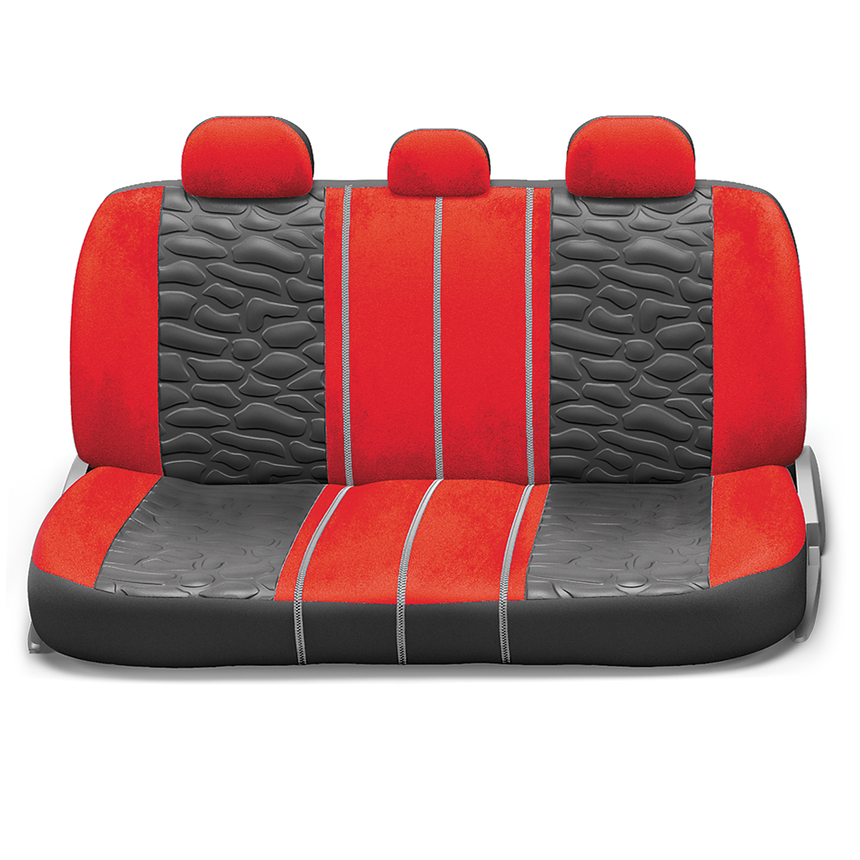 Чехлы на сиденья универсальные TRIAL TRL-1105 BK/RD (M)
