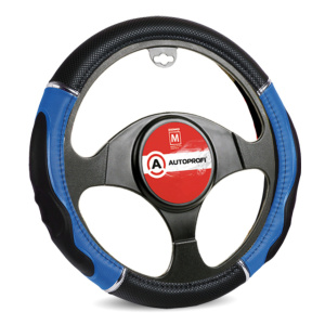 Оплетка руля с гелевым наполнителем AUTOPROFI GL-1020 BK/BL (M) Оплетка руля с гелевым наполнителем AUTOPROFI GL-1020 BK/BL (M)