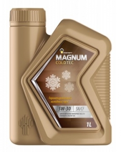 

Моторное синтетическое масло РОСНЕФТЬ зимнее, эксплуатационное Rosneft Magnum Coldtec 5W-30 Канистра 1 л.