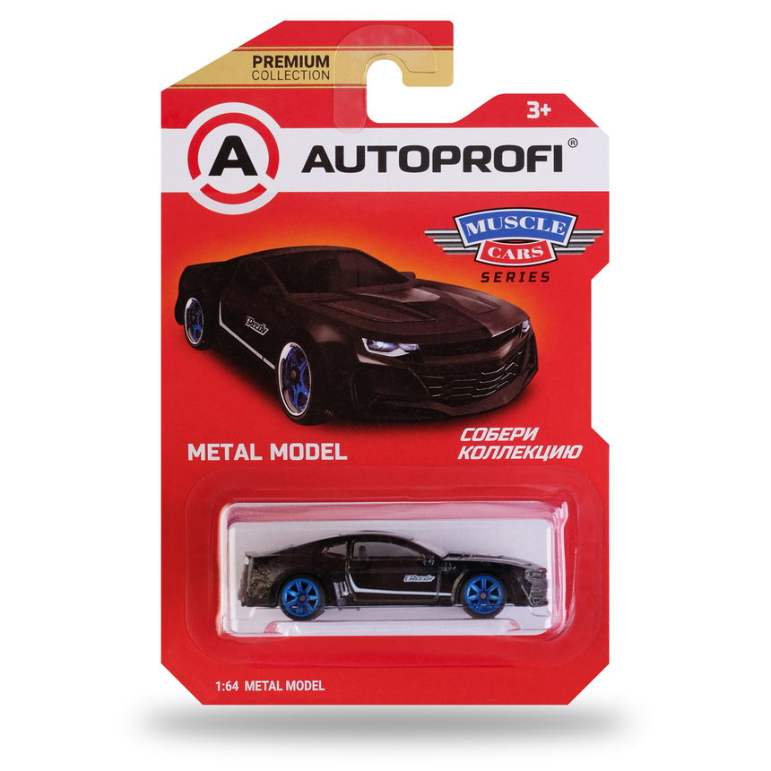 Машинка коллекционная 1:64, Серия MUSCLE CARS (Camaro), MUS-003 MUS-003 BLACK Машинка коллекционная 1:64, Серия MUSCLE CARS (Camaro), MUS-003 MUS-003 BLACK