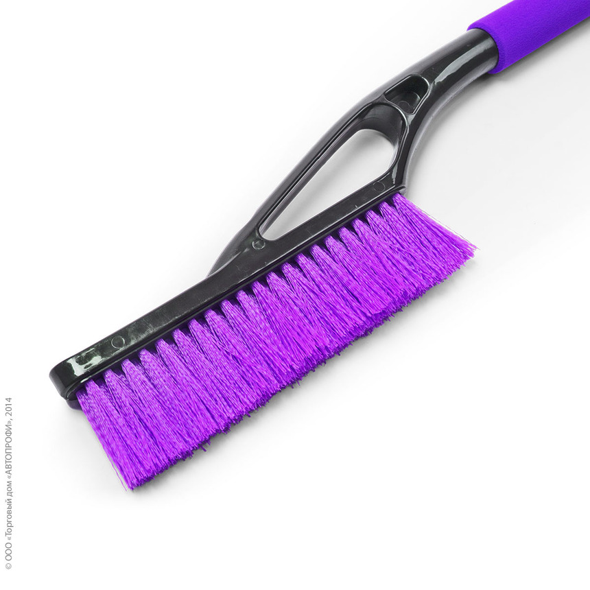 Щетка для снега "AUTOPROFI" SB-1448 BK/VIOLET