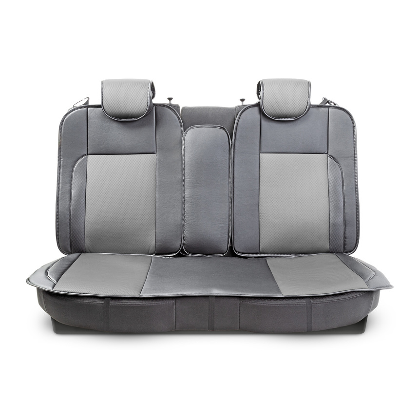 Накидки на сиденья каркасные AUTOPROFI экокожа HIT-1110G BK/D.GY