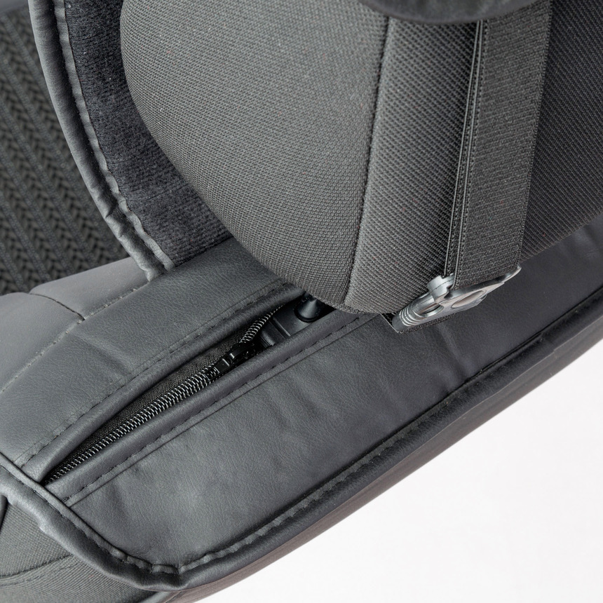 Каркасные накидки на передние сиденья "Car Performance", 2 шт., экокожа CUS-2072 BK/BK