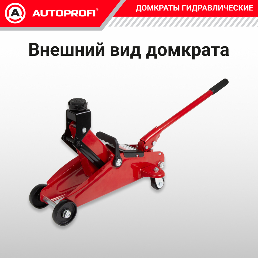 Домкрат гидравлический в кейсе (2 тонны) AUTOPROFI DP-17R K