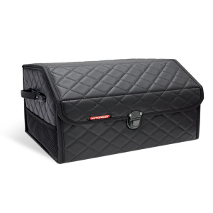 купить Органайзер автомобильный в багажник, размер 30х30х60 см ORG-60GF BK/BK Органайзер автомобильный в багажник, размер 30х30х60 см ORG-60GF BK/BK