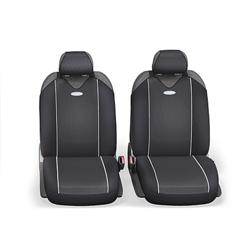Майки на сиденья CARBON PLUS CRB-902P BK/GY Майки на сиденья CARBON PLUS CRB-902P BK/GY
