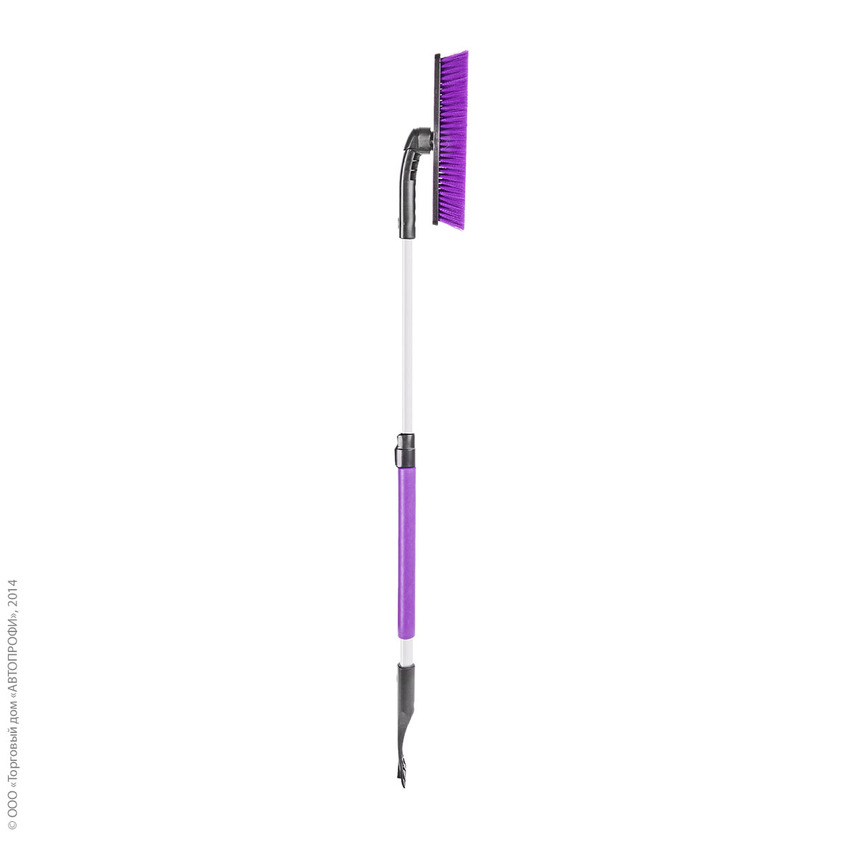 Щетка для снега "AUTOPROFI" SB-1461 BK/VIOLET