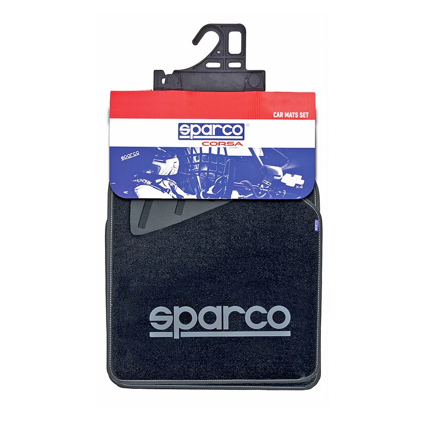 Ковры автомобильные "SPARCO", серия "Classic" SPC/CLS-404 BK/GY