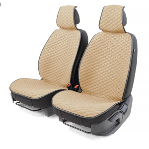 Накидки на передние сиденья "Car Performance", 2 шт., fiberflax CUS-1032 BE