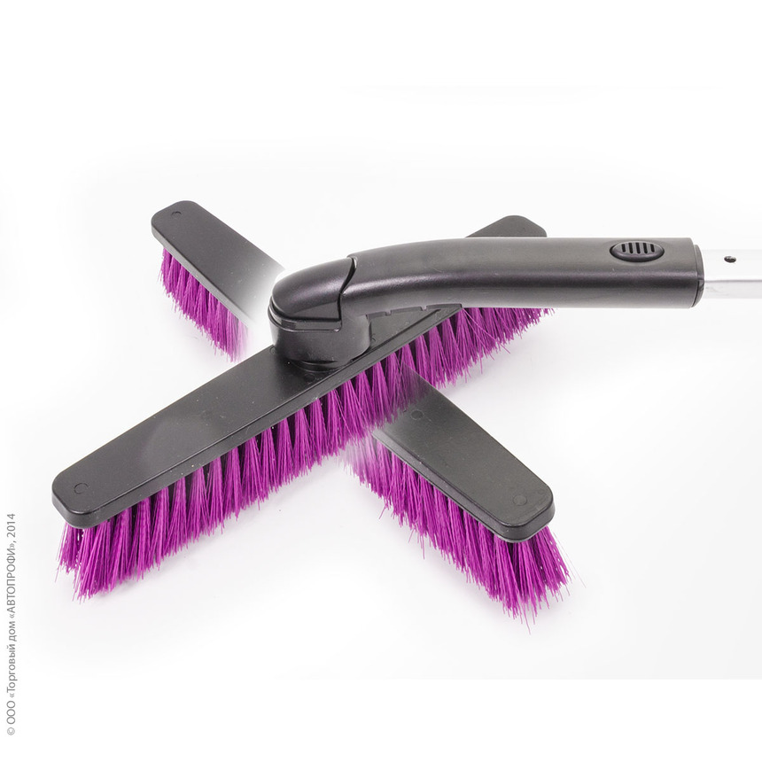Щетка для снега "AUTOPROFI" SB-1461 BK/VIOLET