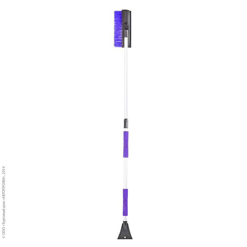 Щетка для снега "AUTOPROFI" SB-1459 BK/VIOLET