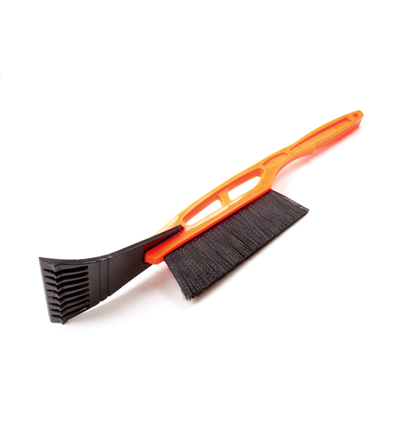 Щётка для снега, со скребком, 53 см SB-1041 BK/ORANGE