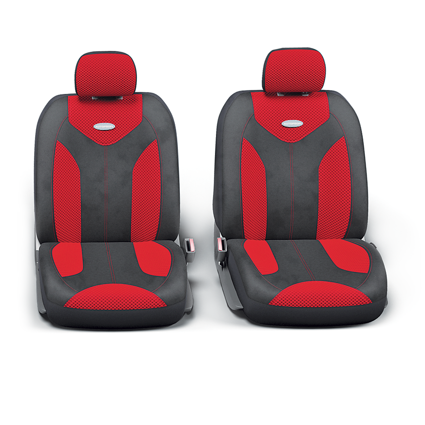 Чехлы на сиденья универсальные MATRIX MTX-1105 BK/RD (M)