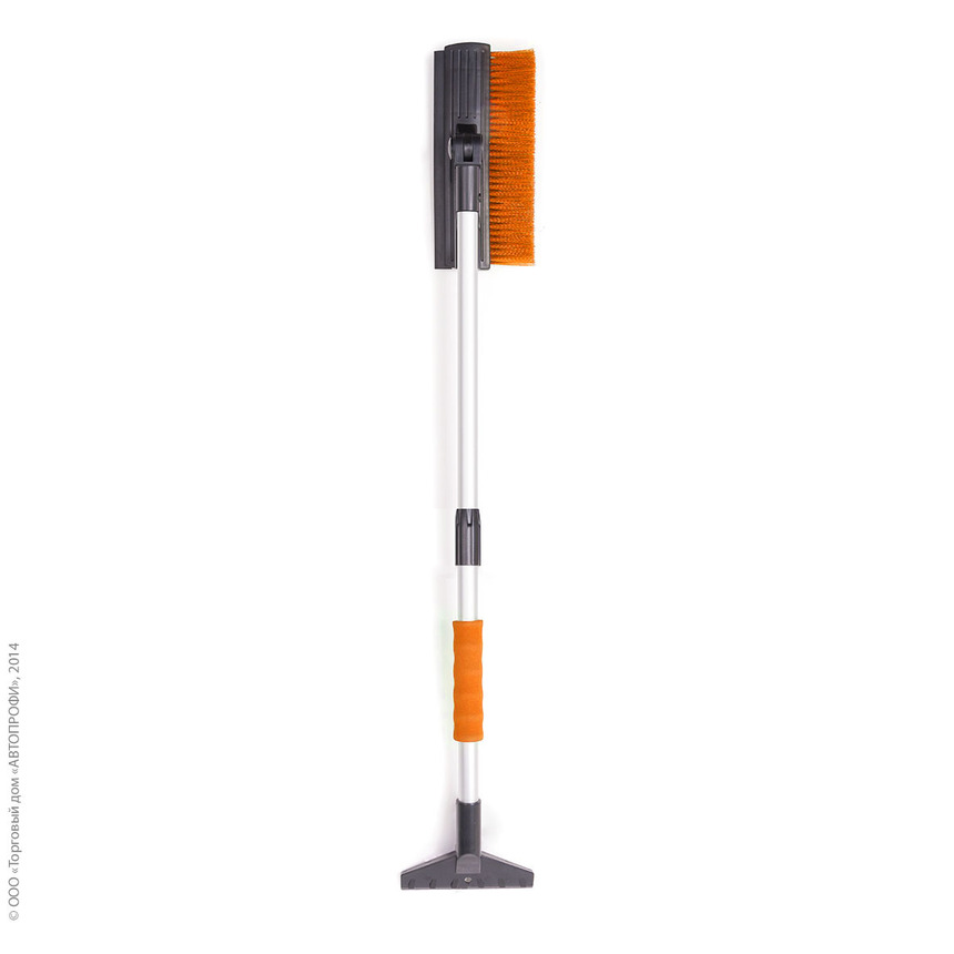 Щетка для снега "AUTOPROFI" SB-1452 BK/ORANGE