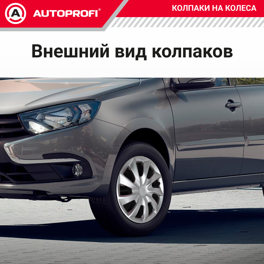 Колпаки на колёса AUTOPROFI WC-2015 SILVER (16)