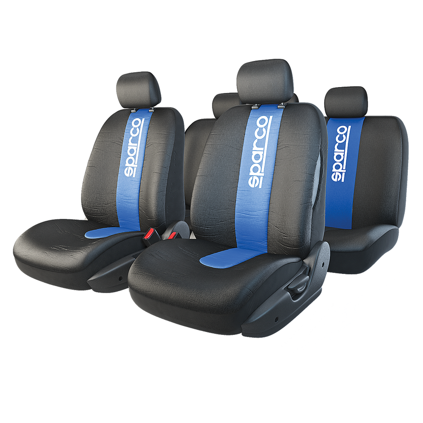 Чехлы на сиденья универсальные "SPARCO", серия "Racing" SPC/RCN-1105 BK/BL