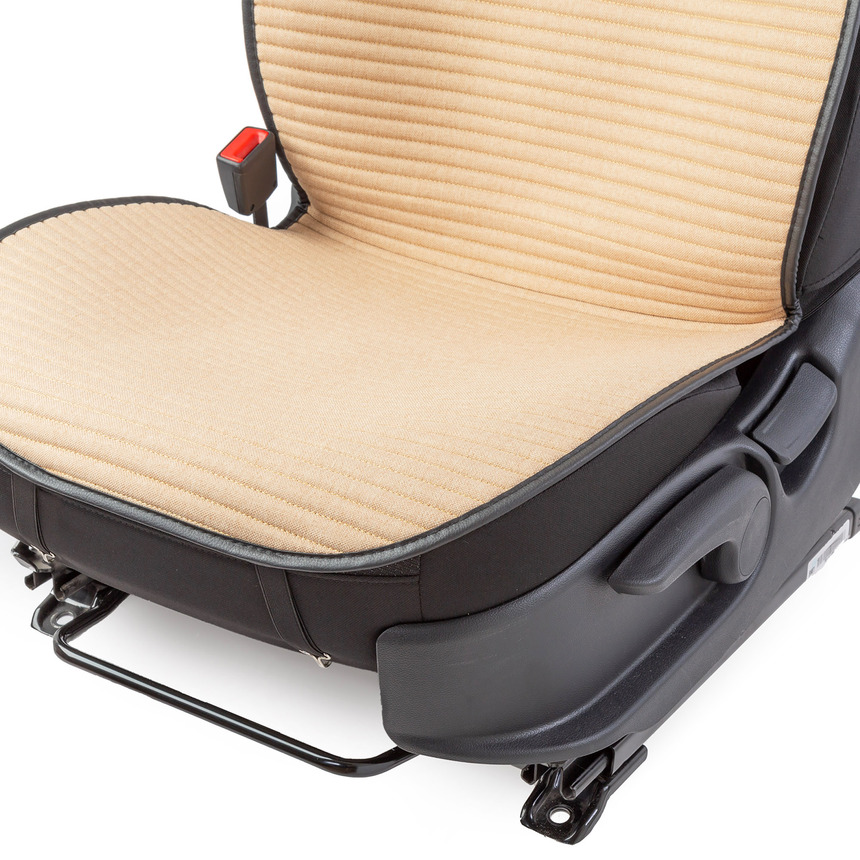 Накидки на передние сиденья "Car Performance", 2 шт., fiberflax CUS-1042 BE