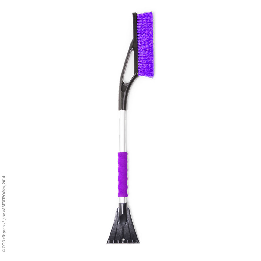 Щетка для снега "AUTOPROFI" SB-1453 BK/VIOLET