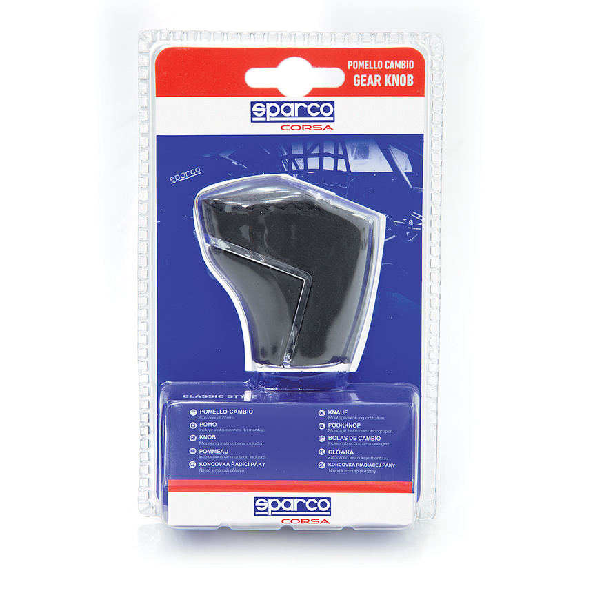 Рукоятка рычага КПП "SPARCO", серия "Classic" SPC/GN-CLS AL/BK