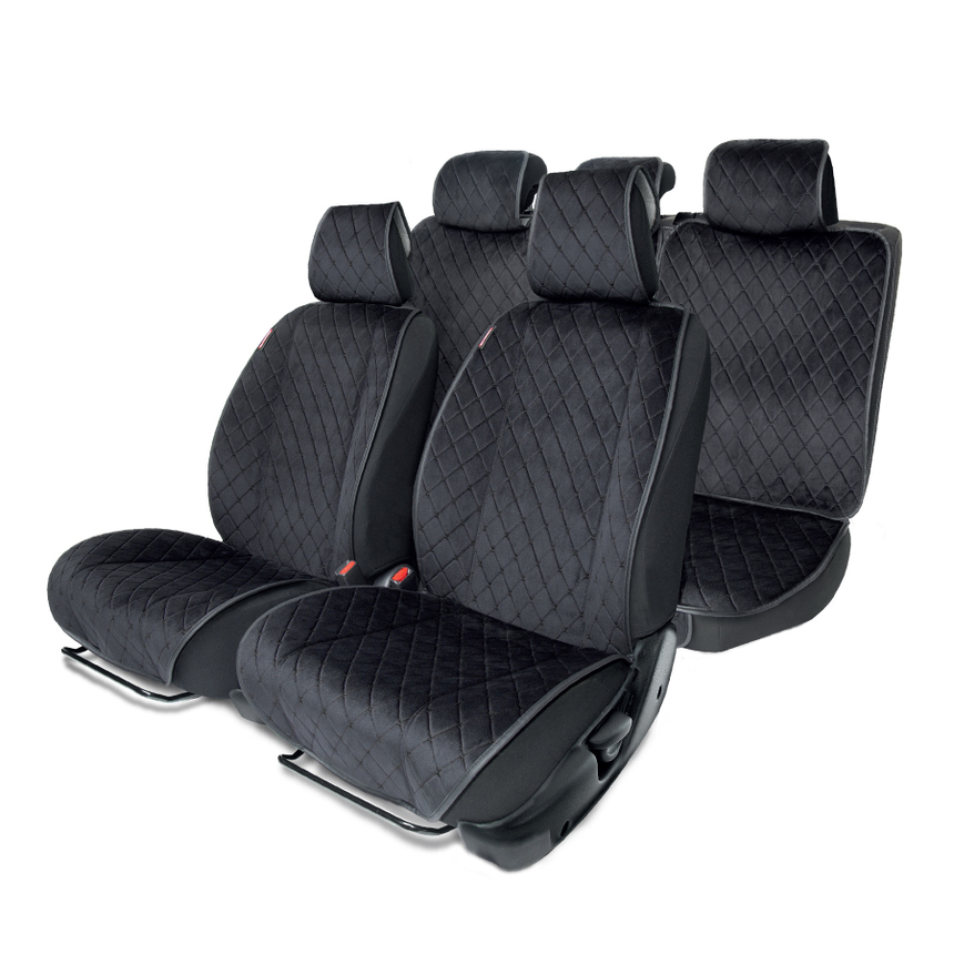 Накидки на сиденья автомобиля "Autoprofi" (на весь салон), алькантара ALC-1110 BK/BK Накидки на сиденья автомобиля "Autoprofi" (на весь салон), алькантара ALC-1110 BK/BK