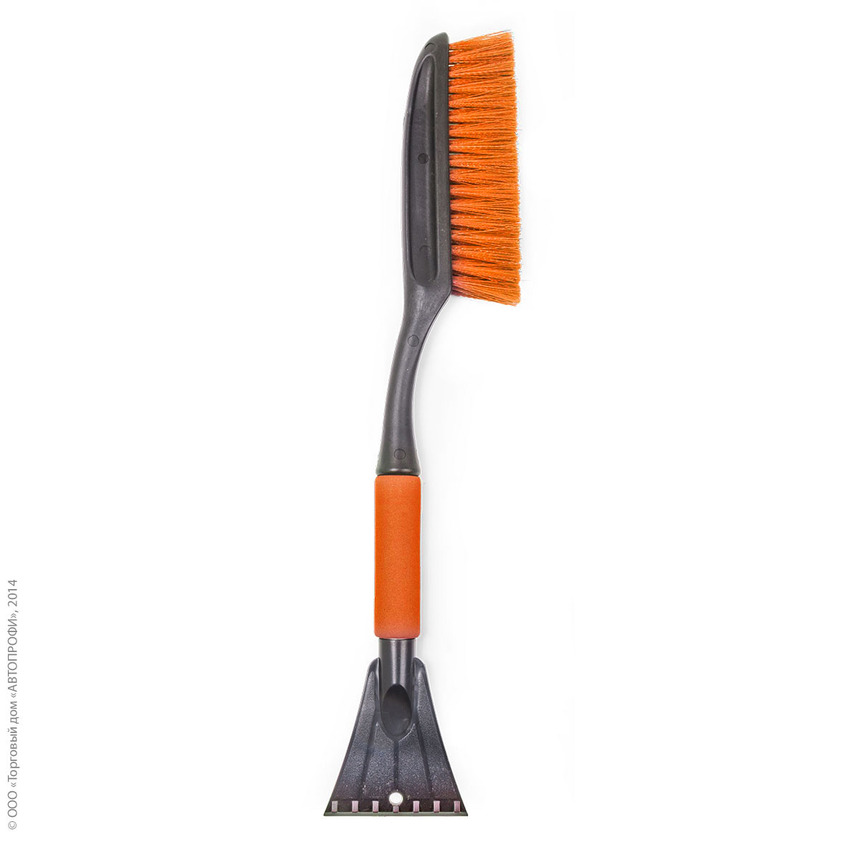 Щетка для снега "AUTOPROFI" SB-1447 BK/ORANGE