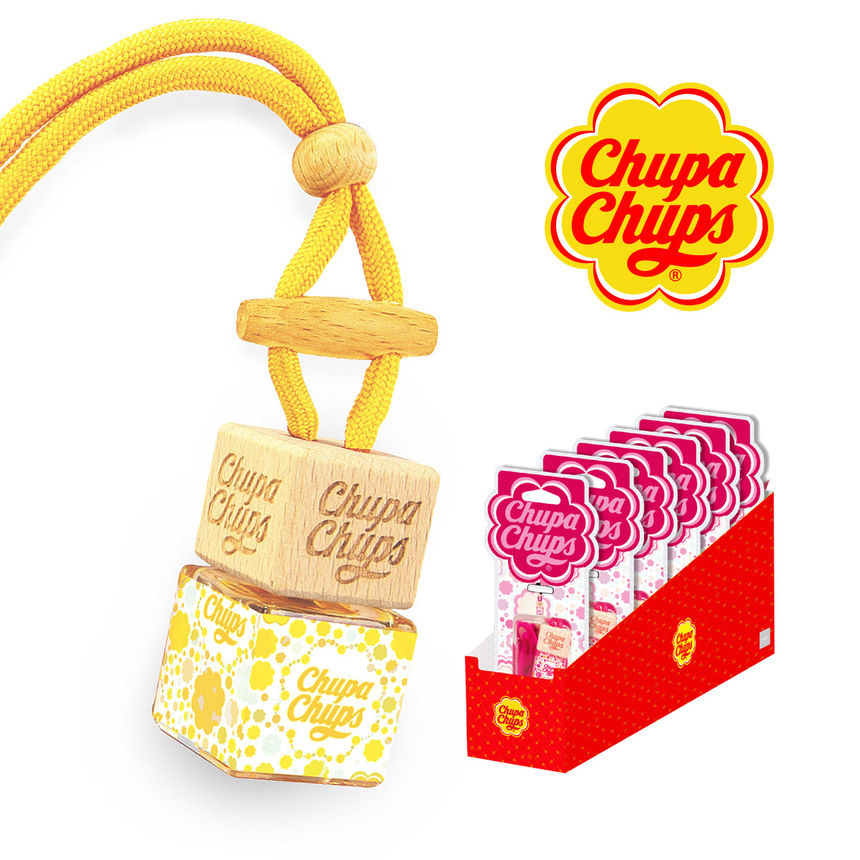 Ароматизатор воздуха "Chupa Chups" подвесной флакон (Лайм-Лимон) CHP102