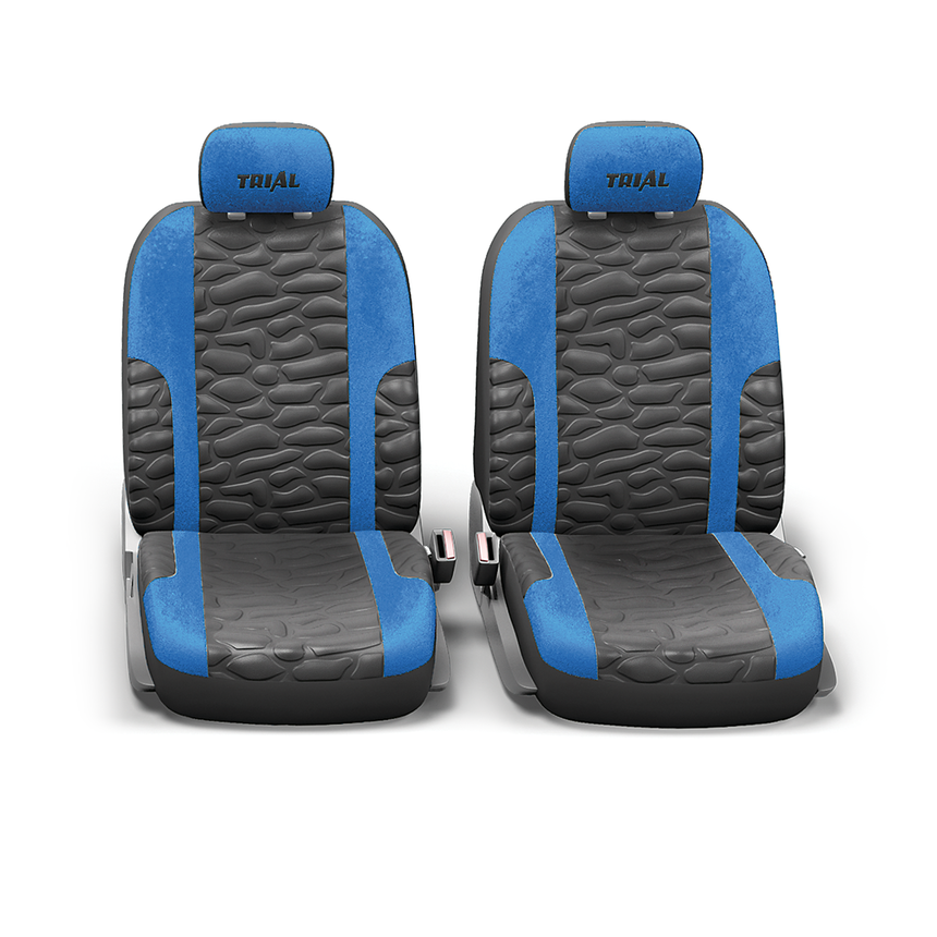 Чехлы на сиденья универсальные TRIAL TRL-1105 BK/BL (M)