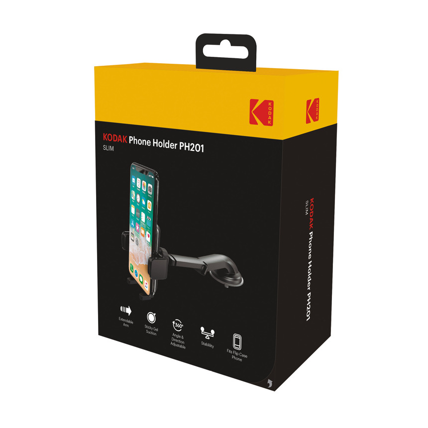 Универсальный автомобильный держатель KODAK с раздвижным фиксатором PH201
