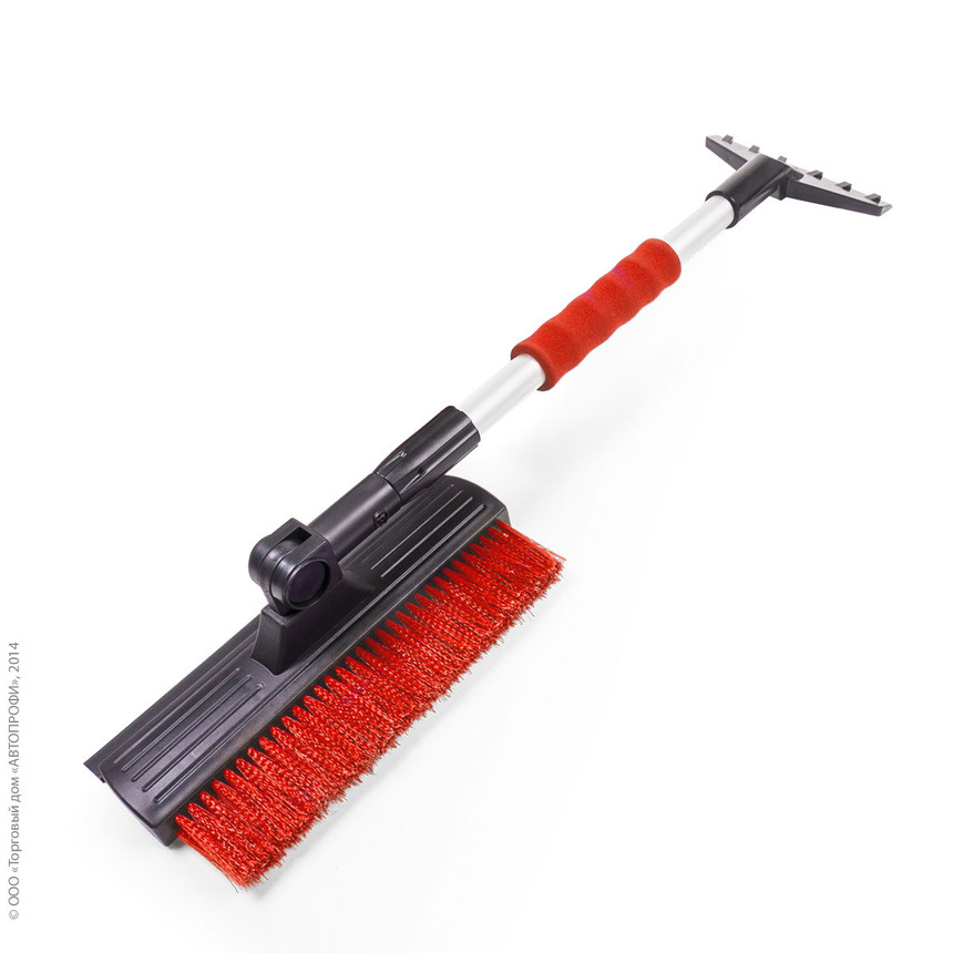 Щетка для снега "AUTOPROFI" SB-1452 BK/RD