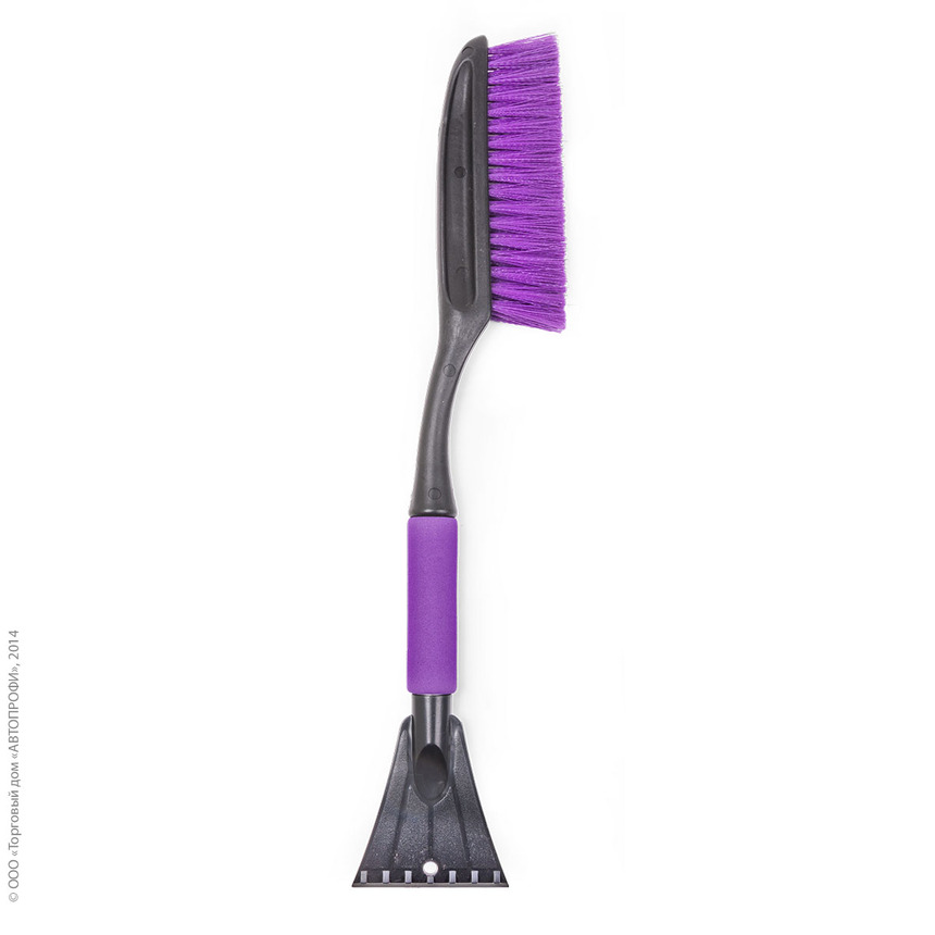 Щетка для снега "AUTOPROFI" SB-1447 BK/VIOLET
