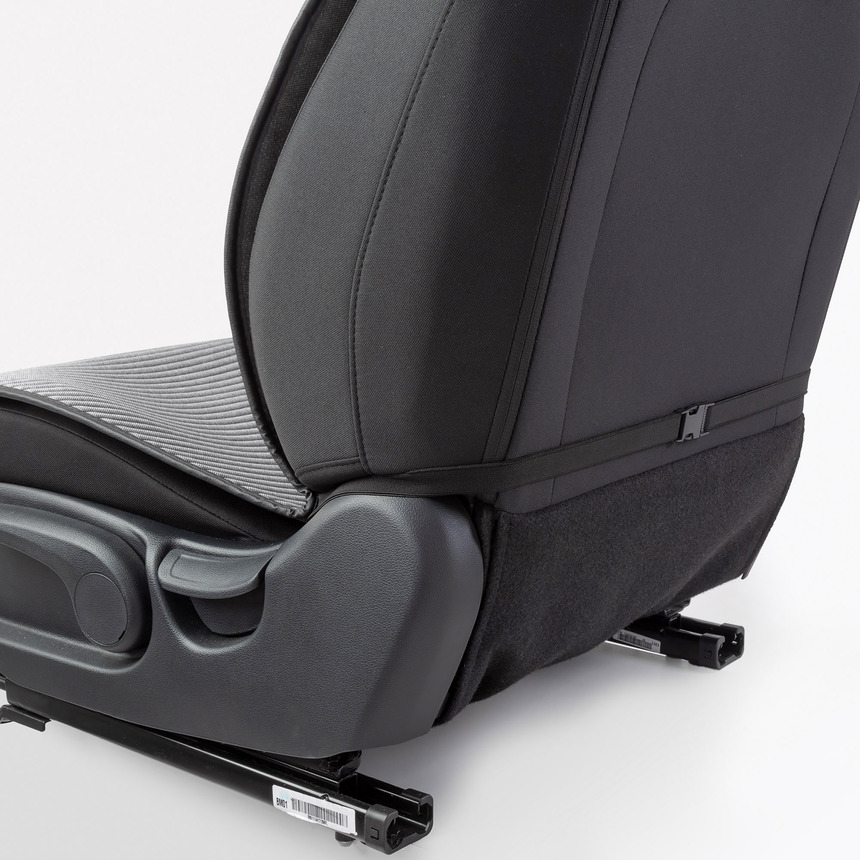 Накидки на передние сиденья "Car Performance", 2 шт., fiberflax CUS-1042 GY