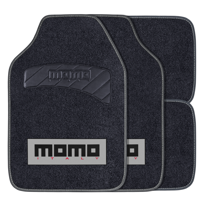 Коврики автомобильные "MOMO", серия "SPORT" MOMO-401 BK/GY